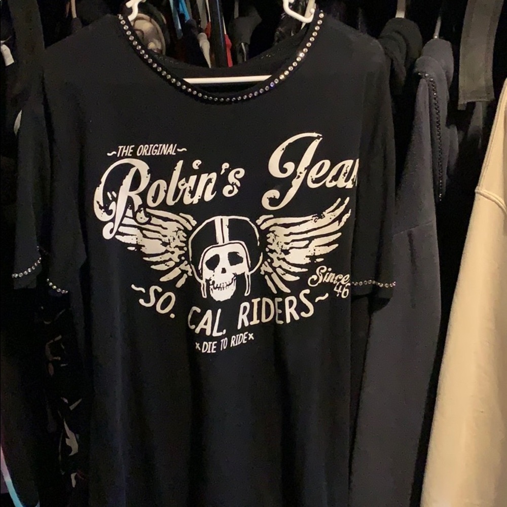 Robin jeans tee worn a few times